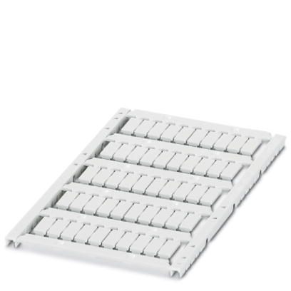 Phoenix Contact UniCard Terminal Marker; UCT1-TM 6; for THERMOMARK PRIME/CARD; BLUEMARK CLED/LED; TOPMARK LASER; 60-Section; 6mm Width; White